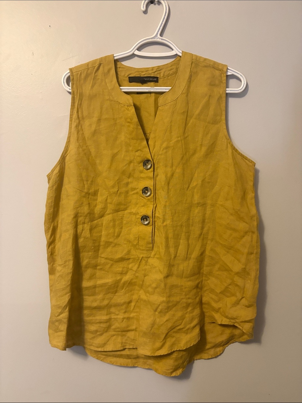 Harve Benard mustard yellow tank